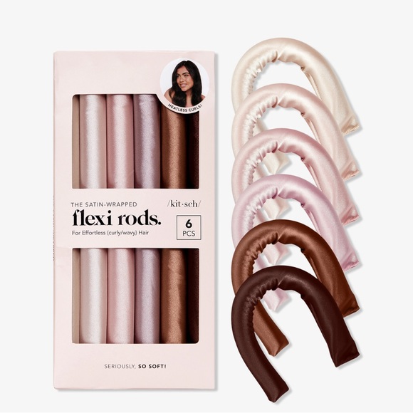 Kitsch Other - Kitsch Satin Flexi Rods in Pink, Gold, and Brown